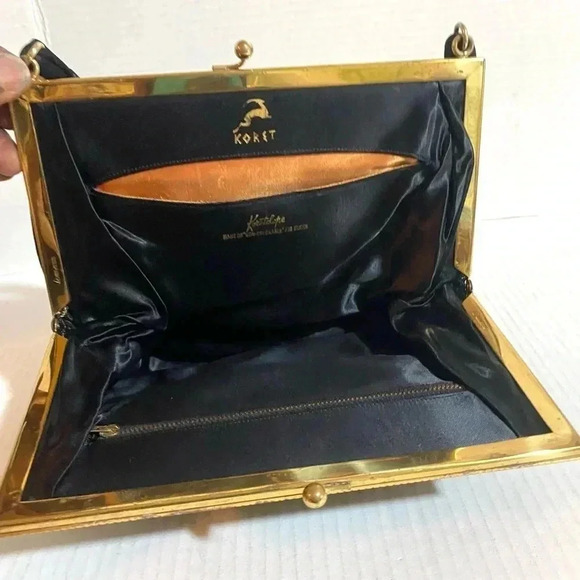 Koret black suede handle bag - Picture 7 of 9